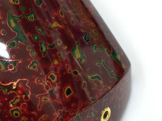 Tsugaru Shamisen Dokake, Tenjin Cap & String Set (Karanuri/Dartk Red)