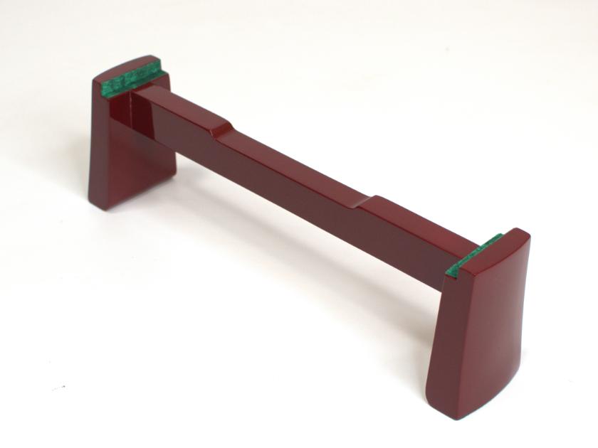 Torii Style Koto Stand (Dark Red, Short)