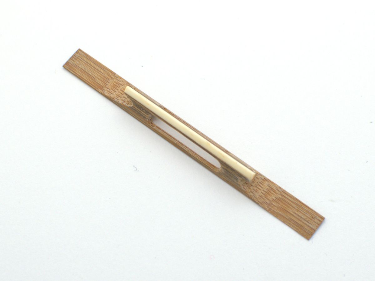 Bamboo Shamisen Koma with Half Shari