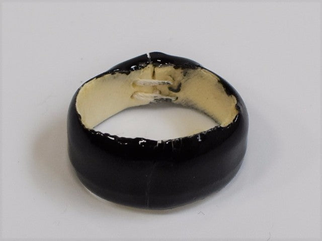 Ikuta Style Black Enamel Tsume Ring