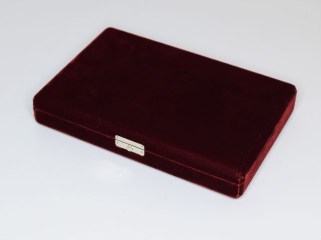 Jiuta Shamisen Bachi Case (Velvet/Dark Red)