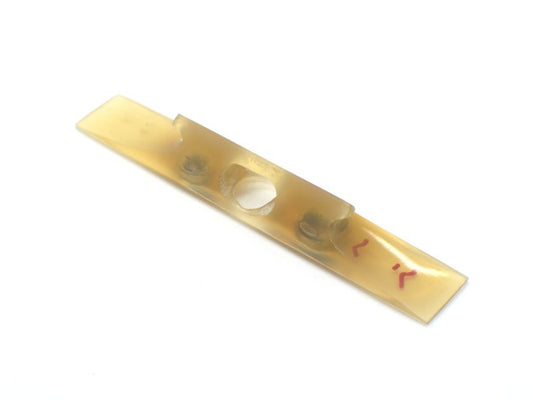 Jiuta Shamisen Buffalo Koma with Silver Inlay