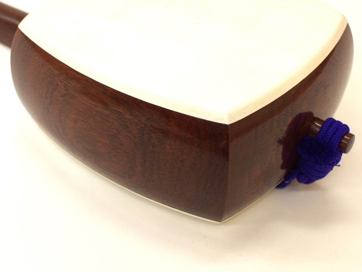 ＊中古＊民謡三味線 02（紫檀・二寸詰）